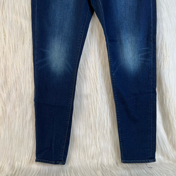 Lucky Brand Womens Brooke Jeggings Blue Stretch Dark High Rise Denim 10/30 New - Picture 2 of 9